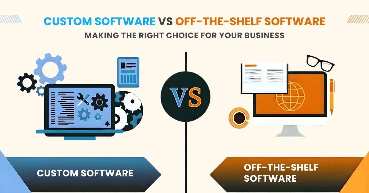 Custom software vs off-the-shelf software comparison